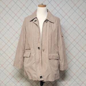 Croft and Barrow Tan Barn Jacket Chore Coat Ladies Size Medium